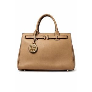 Dasein Tan Structured Satchel Handbag | Business Casual Work Purse